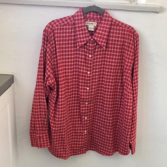 Eddie Bauer soft flannel oversized shirt - Picture 3 of 10